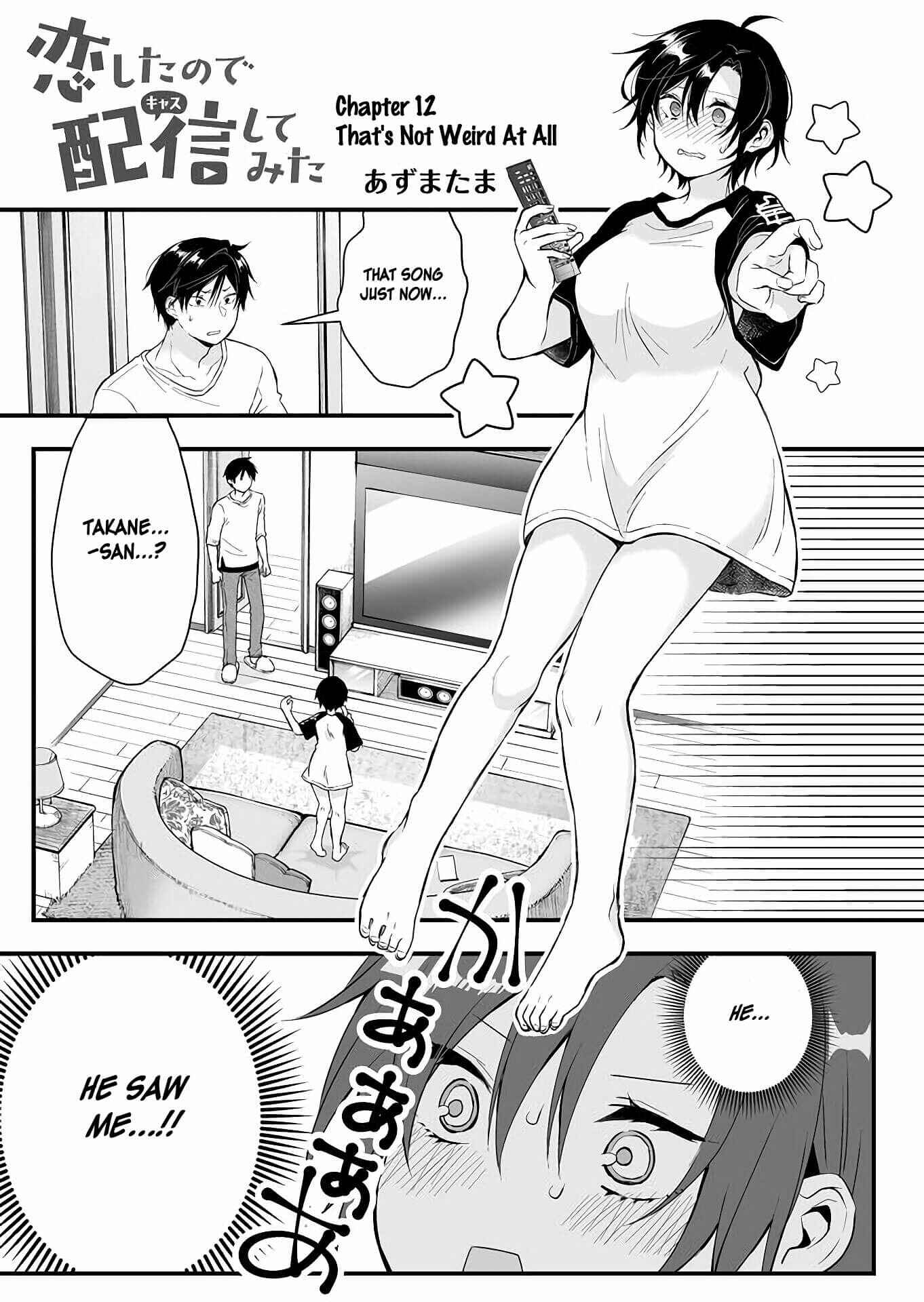 Page 1 Chapter 12 I Fell in Love, so I Tried Livestreaming.