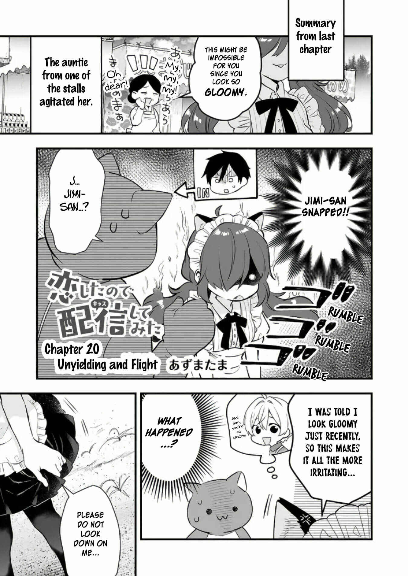 Page 1 Chapter 20 I Fell in Love, so I Tried Livestreaming.