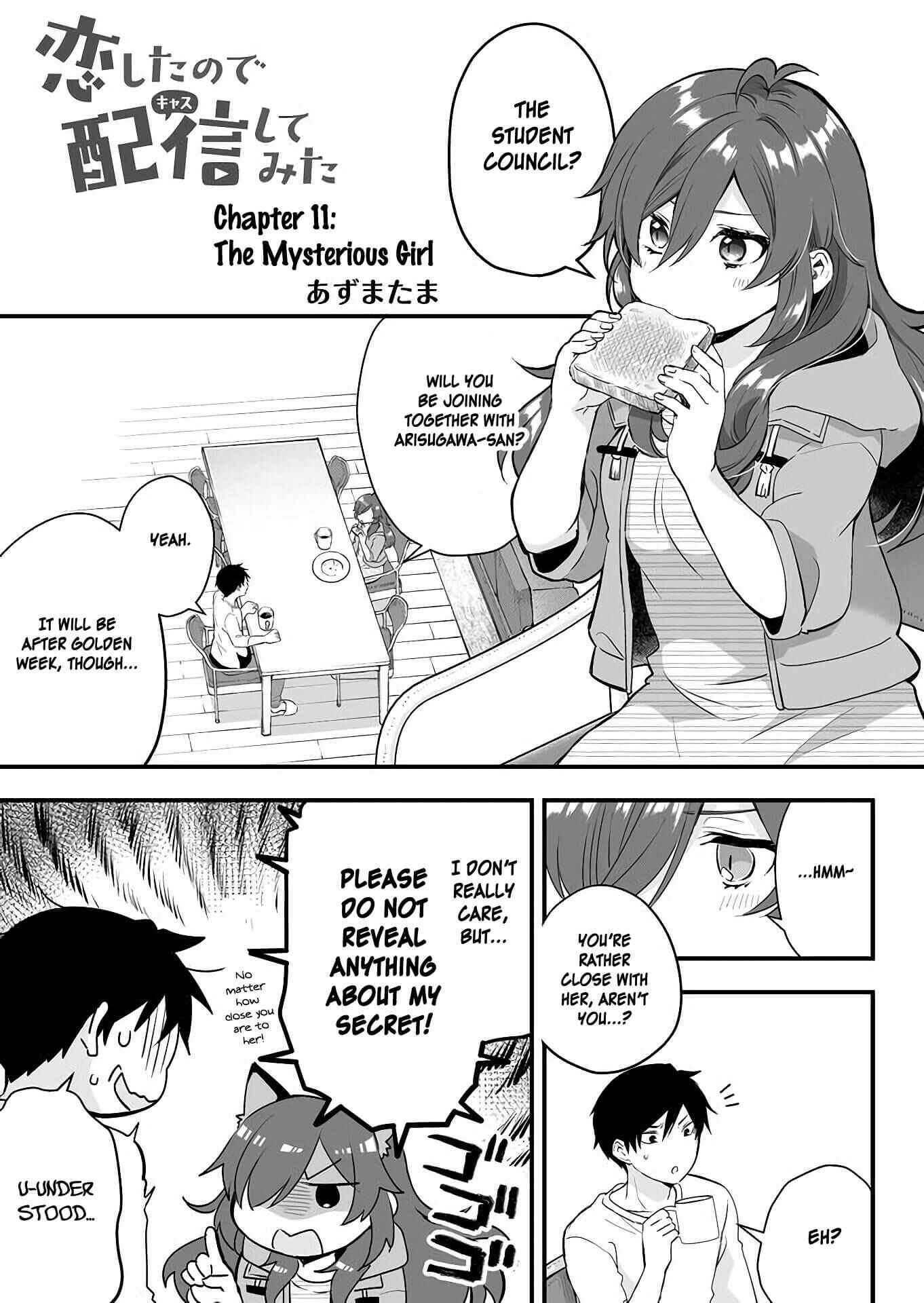 Page 1 Chapter 11 I Fell in Love, so I Tried Livestreaming.
