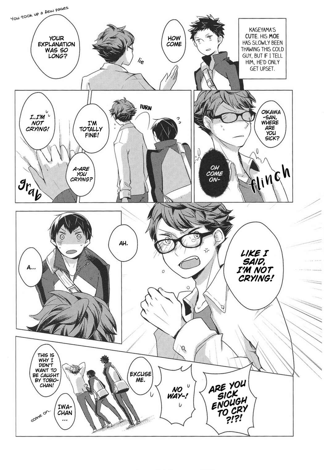 Page 11 Chapter Unknown_ee3e Haikyuu!! - NAMIDA LOGIC (Doujinshi)
