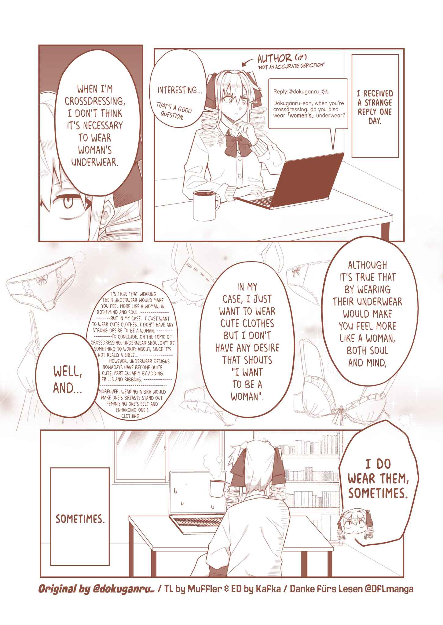 Page 2 Chapter Unknown_0fe1 When youre crossdressing, what do you do about your underwear?