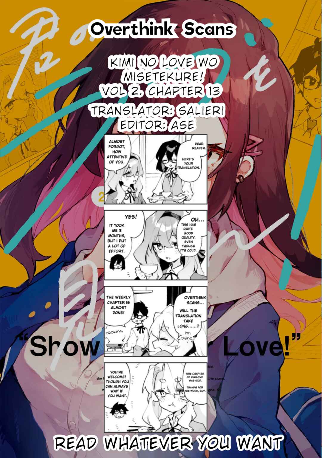 Page 21 Chapter 13 Kimi no Love wo Misetekure!