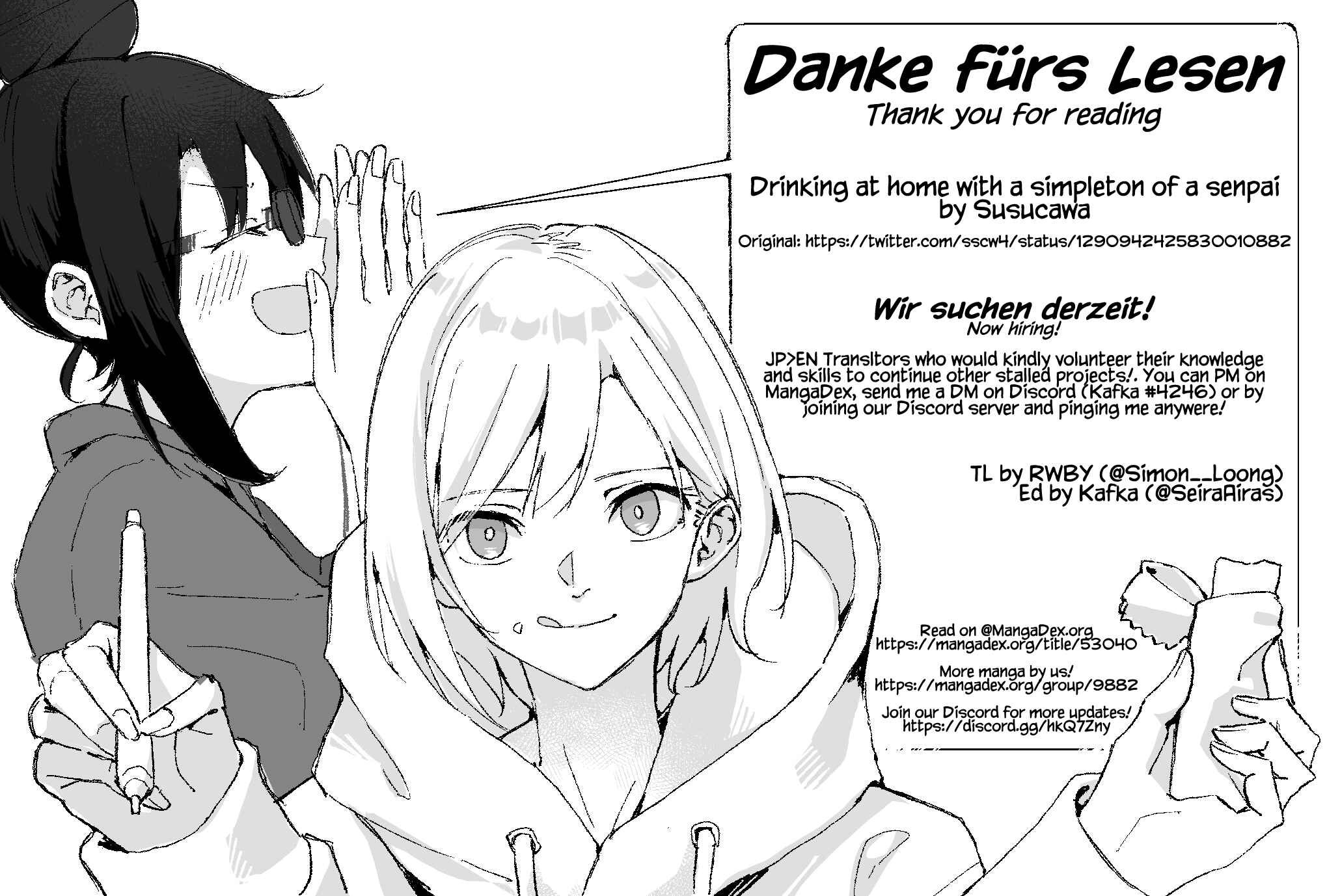Page 10 Chapter Unknown_f3f3 Drinking at Home with a Simpleton of a Senpai