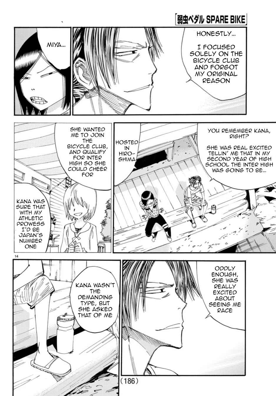 Page 15 Chapter 51 Yowamushi Pedal - Spare Bike