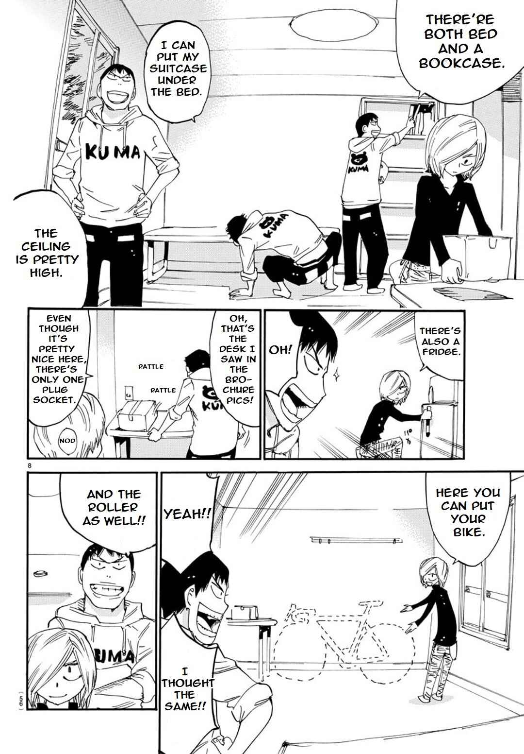 Page 8 Chapter 94 Yowamushi Pedal - Spare Bike