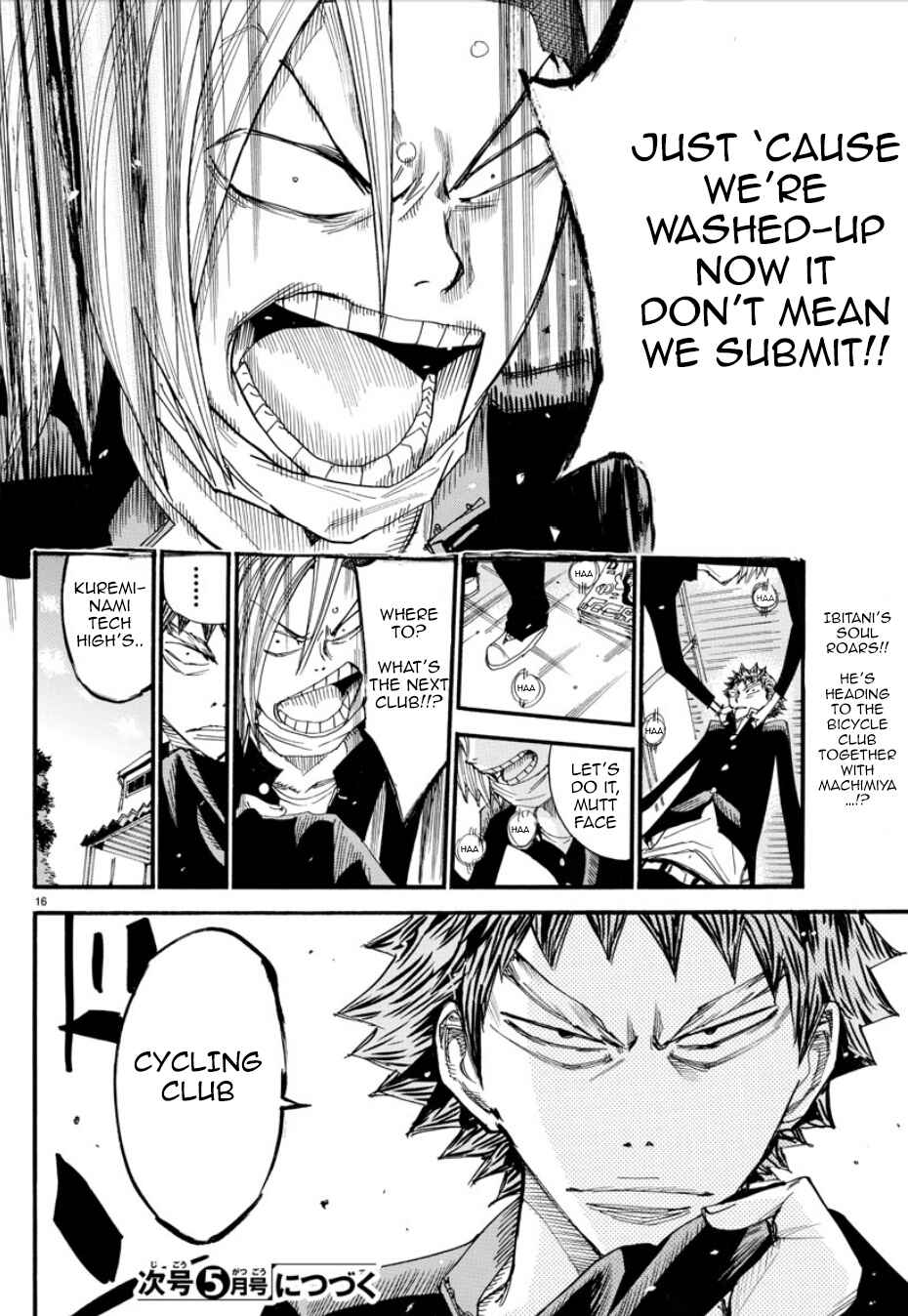 Page 16 Chapter 46 Yowamushi Pedal - Spare Bike