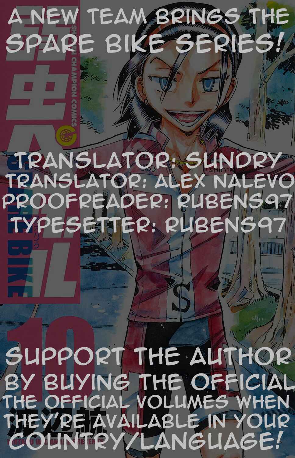 Page 1 Chapter 100 Yowamushi Pedal - Spare Bike