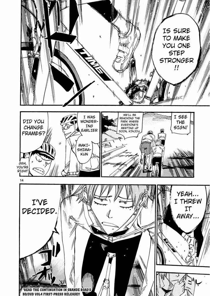 Page 16 Chapter 20 Yowamushi Pedal - Spare Bike