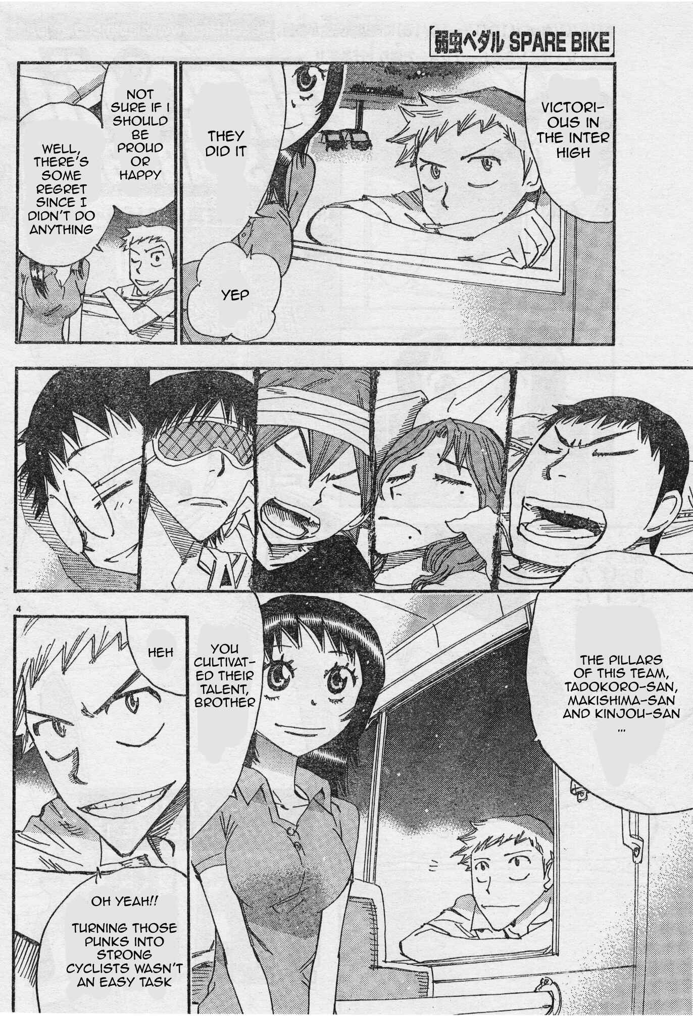 Page 4 Chapter 30 Yowamushi Pedal - Spare Bike