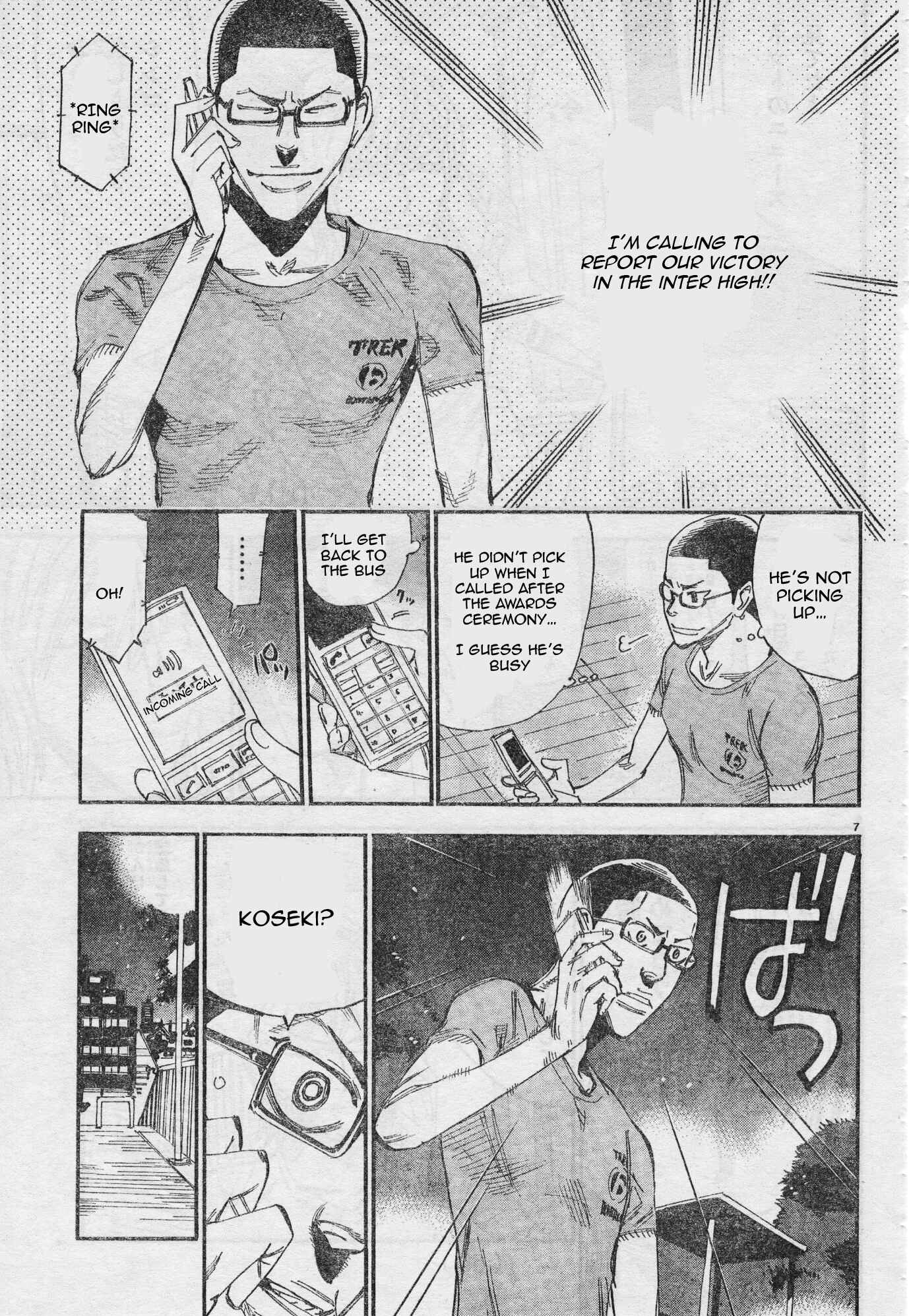 Page 7 Chapter 30 Yowamushi Pedal - Spare Bike
