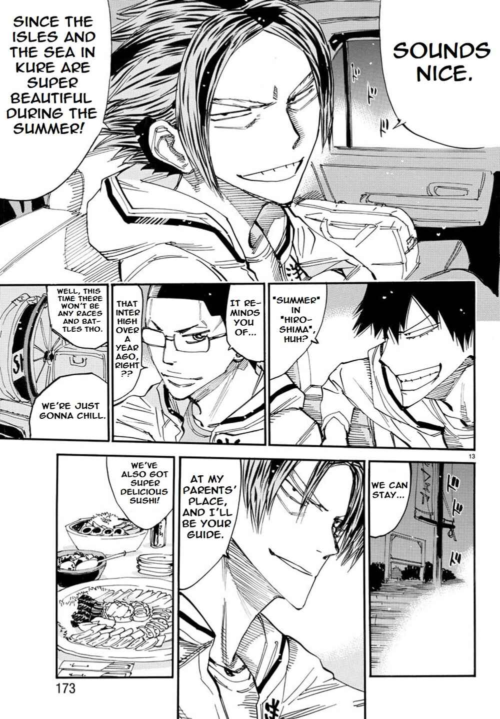 Page 13 Chapter 92 Yowamushi Pedal - Spare Bike