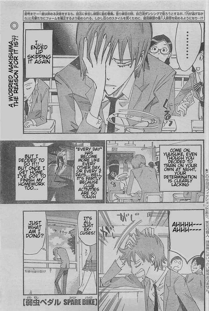 Page 1 Chapter 3 Yowamushi Pedal - Spare Bike