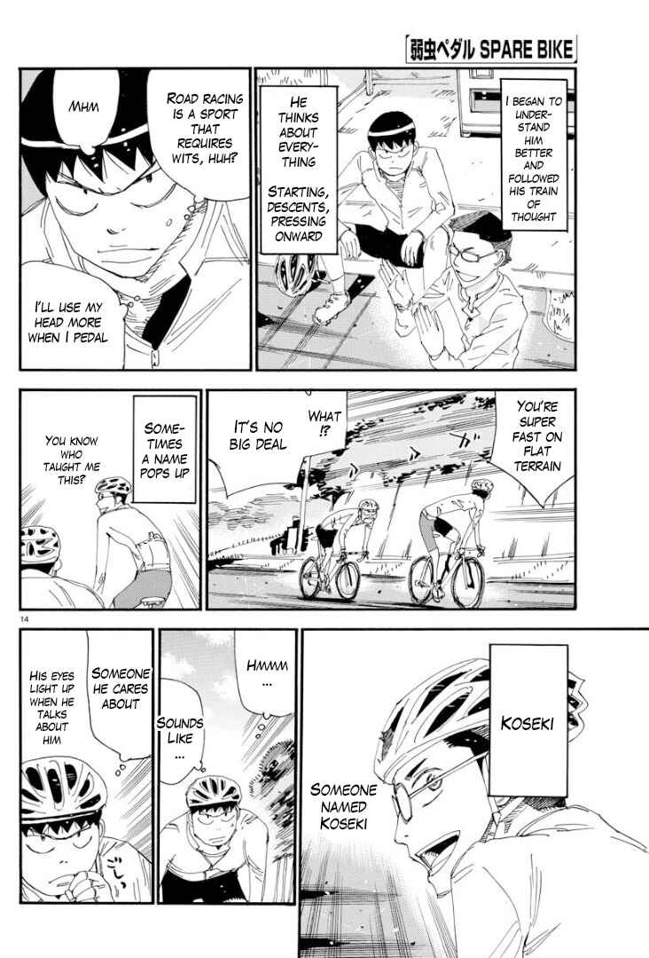Page 14 Chapter 60 Yowamushi Pedal - Spare Bike