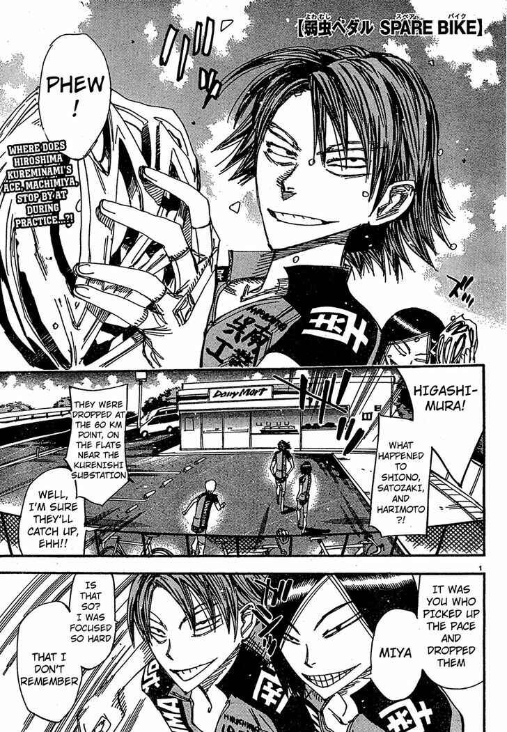 Page 1 Chapter 22 Yowamushi Pedal - Spare Bike