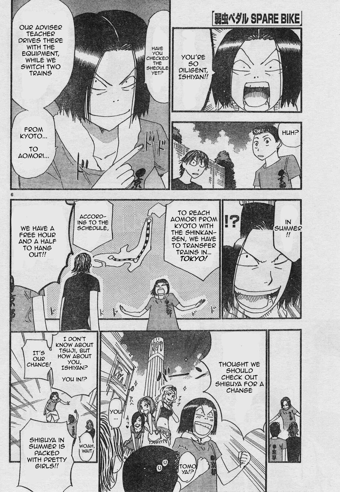 Page 6 Chapter 34 Yowamushi Pedal - Spare Bike