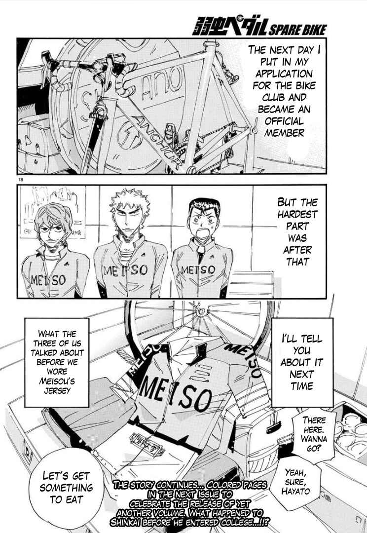 Page 20 Chapter 76 Yowamushi Pedal - Spare Bike