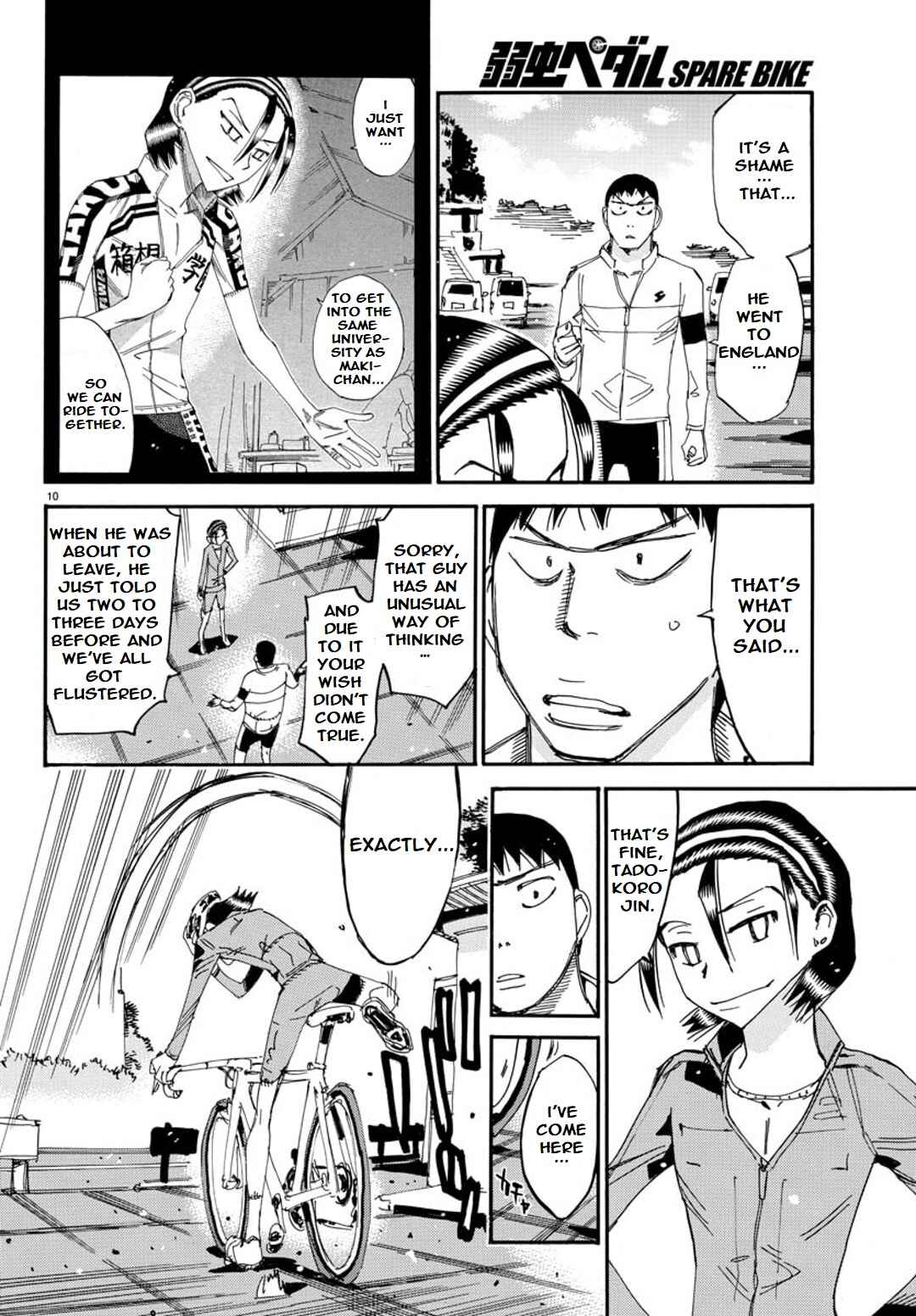 Page 10 Chapter 99 Yowamushi Pedal - Spare Bike