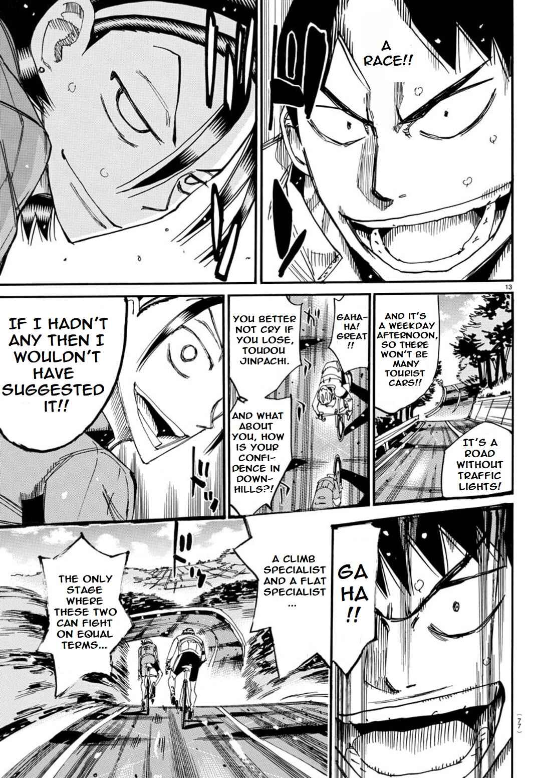 Page 13 Chapter 99 Yowamushi Pedal - Spare Bike