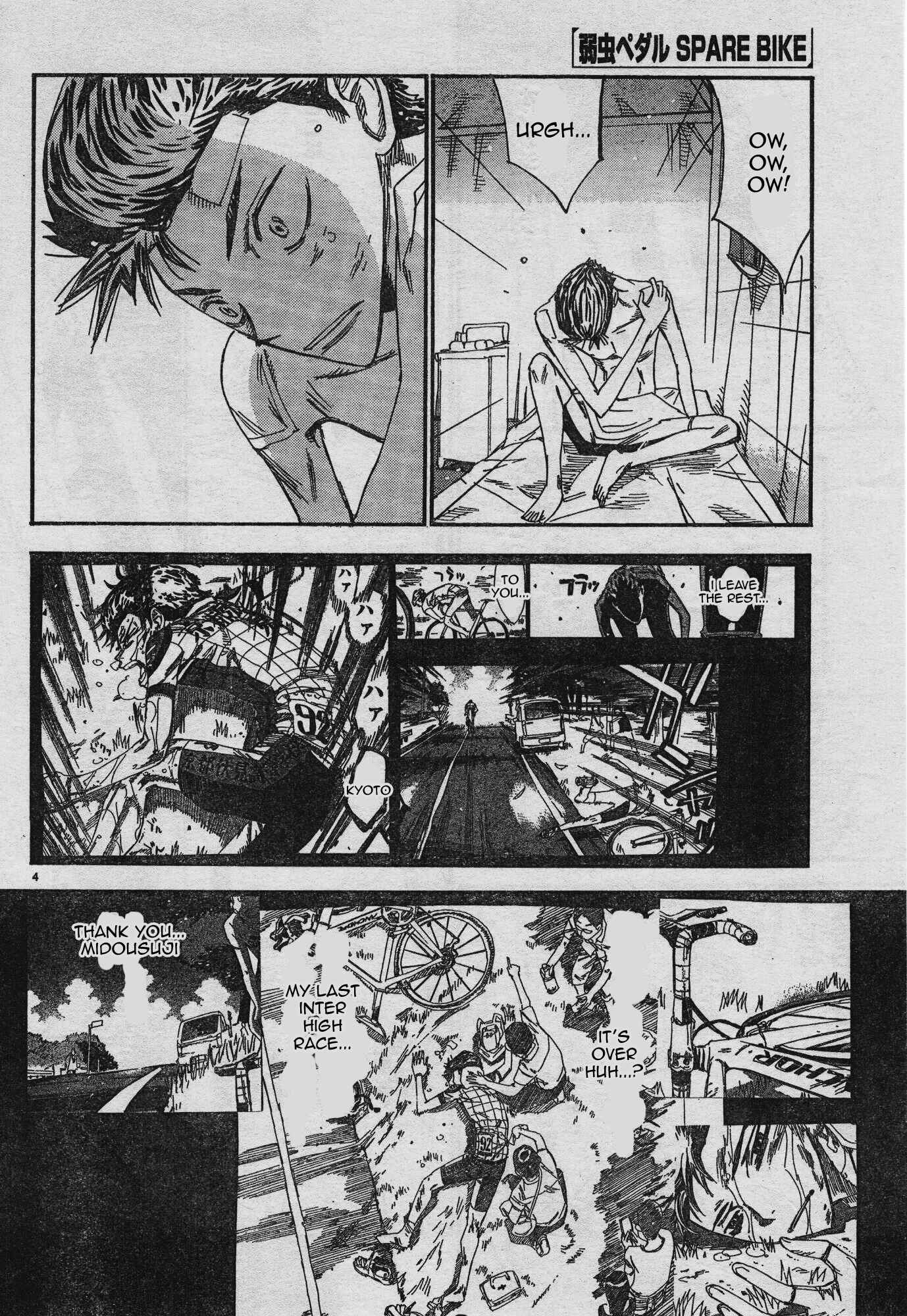 Page 4 Chapter 32 Yowamushi Pedal - Spare Bike