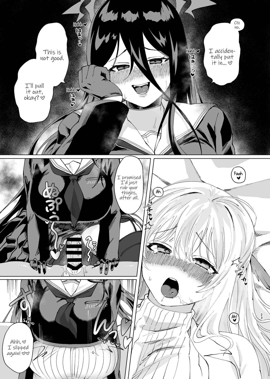 Page 23 Chapter Unknown_3fdb Blue Archive - Tandeki Meruto (Doujinshi)