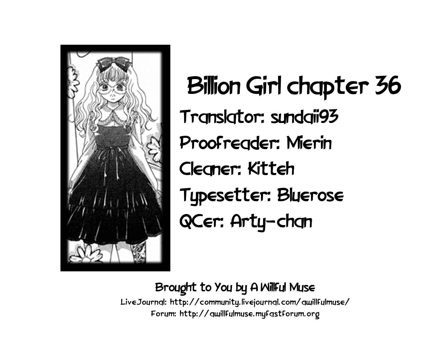 Page 1 Chapter 36 Juuoku Shoujo