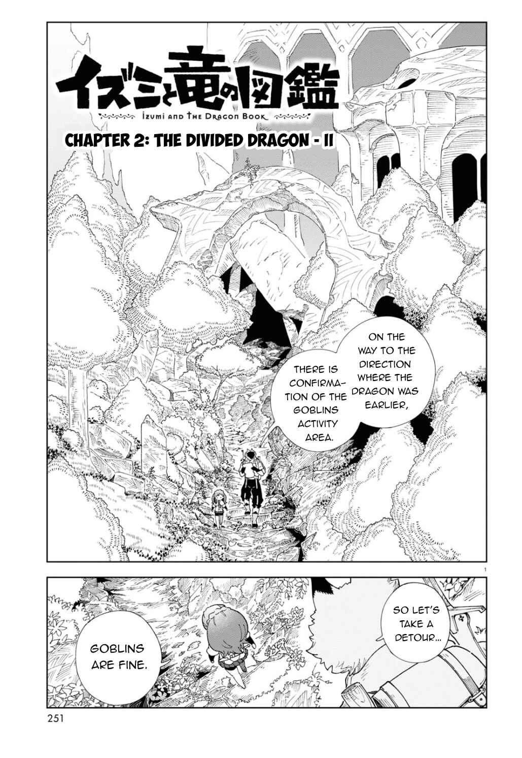 Page 2 Chapter 2 Izumi and the Dragon Book