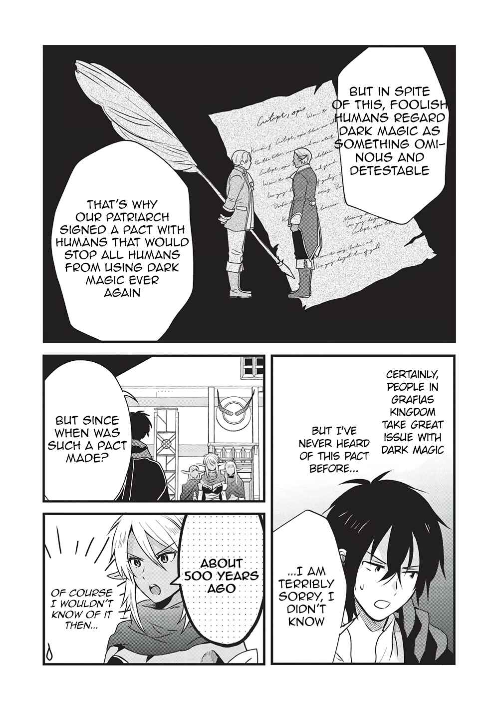 Page 10 Chapter 7 Kuro no Kenja wa Kage wo Oru