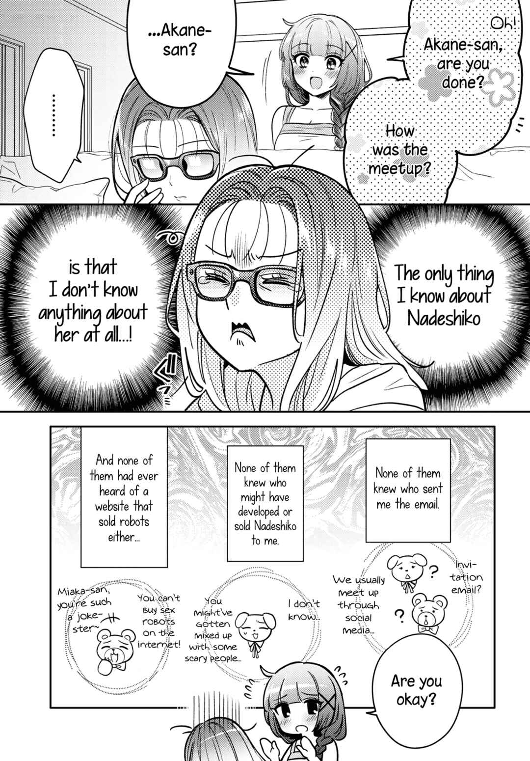 Page 13 Chapter 6 Android wa Keiken Ninzuu ni Hairimasu ka??