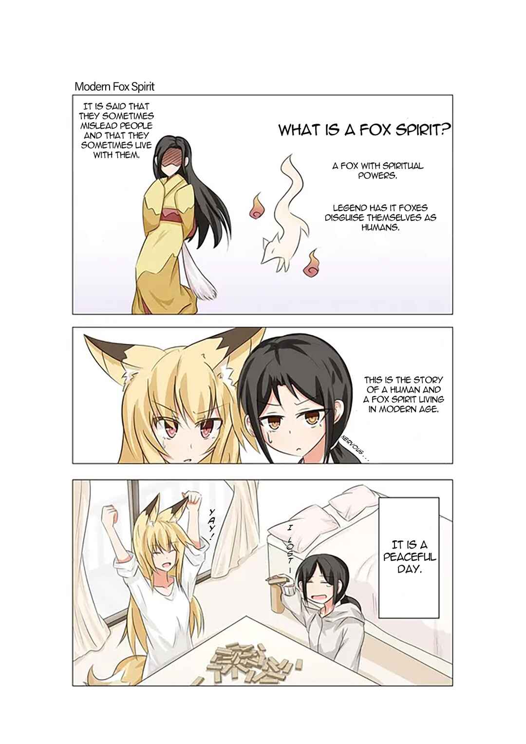 Page 2 Chapter 1 Fox Spirit Diary