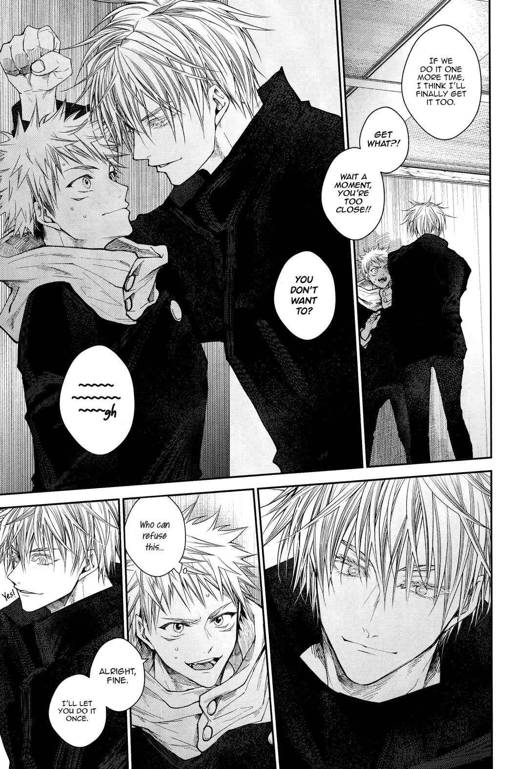 Page 10 Chapter Unknown_0a6a Jujutsu Kaisen - Kiss Me Tender Plus!! (Doujinshi)