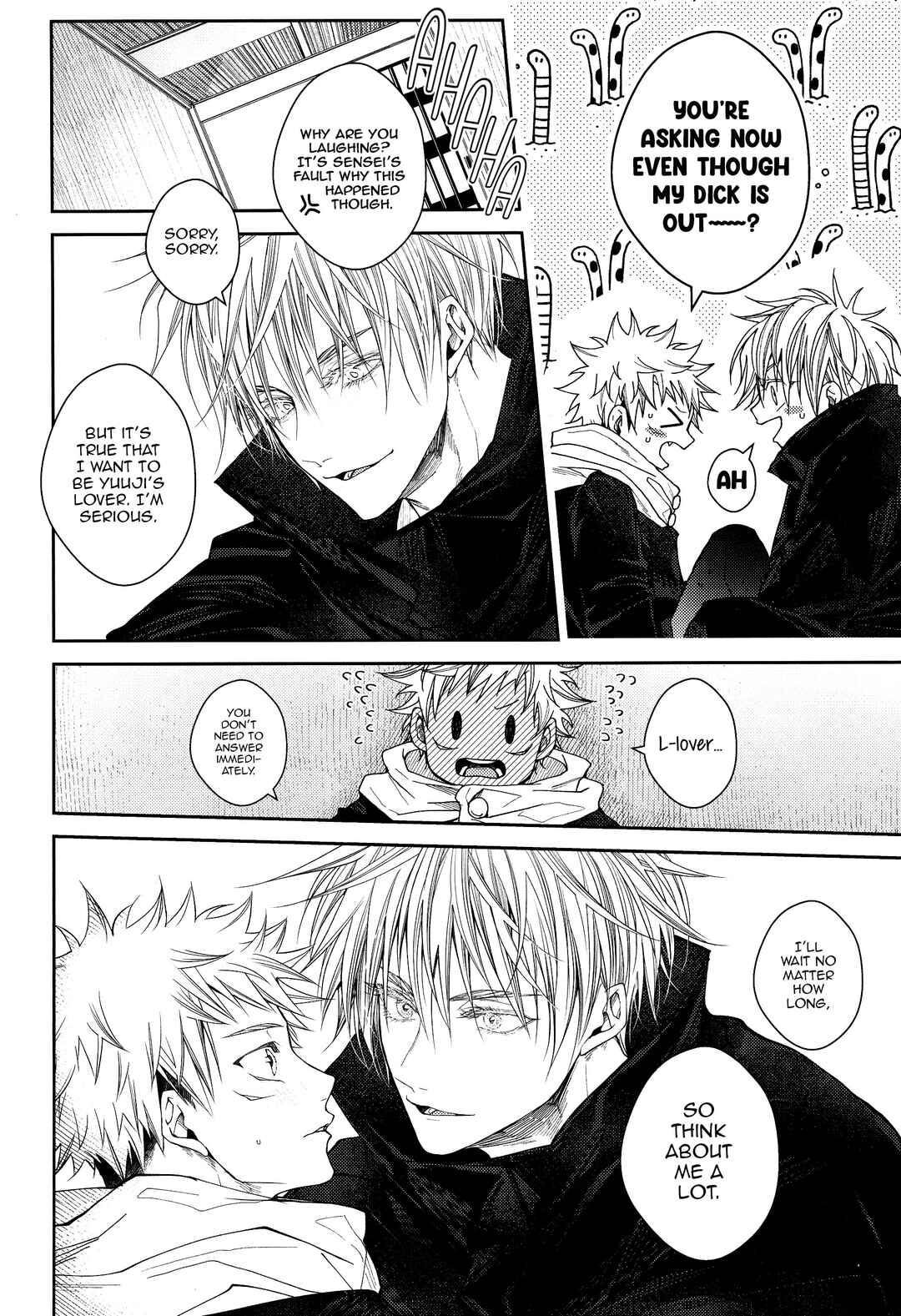Page 25 Chapter Unknown_0a6a Jujutsu Kaisen - Kiss Me Tender Plus!! (Doujinshi)