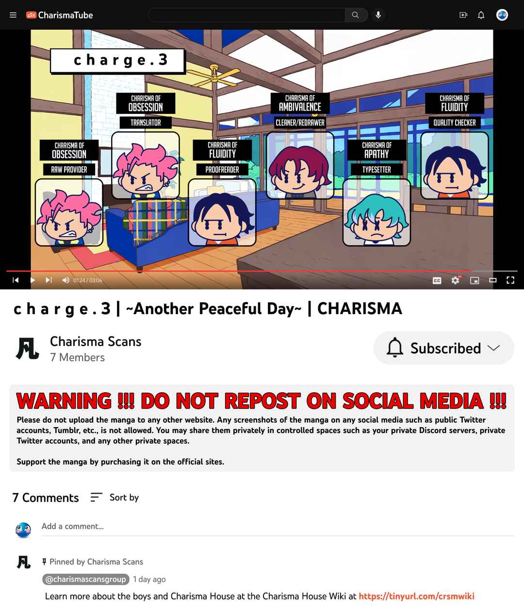 Page 11 Chapter 3 CHARISMA ~Another Peaceful Day~