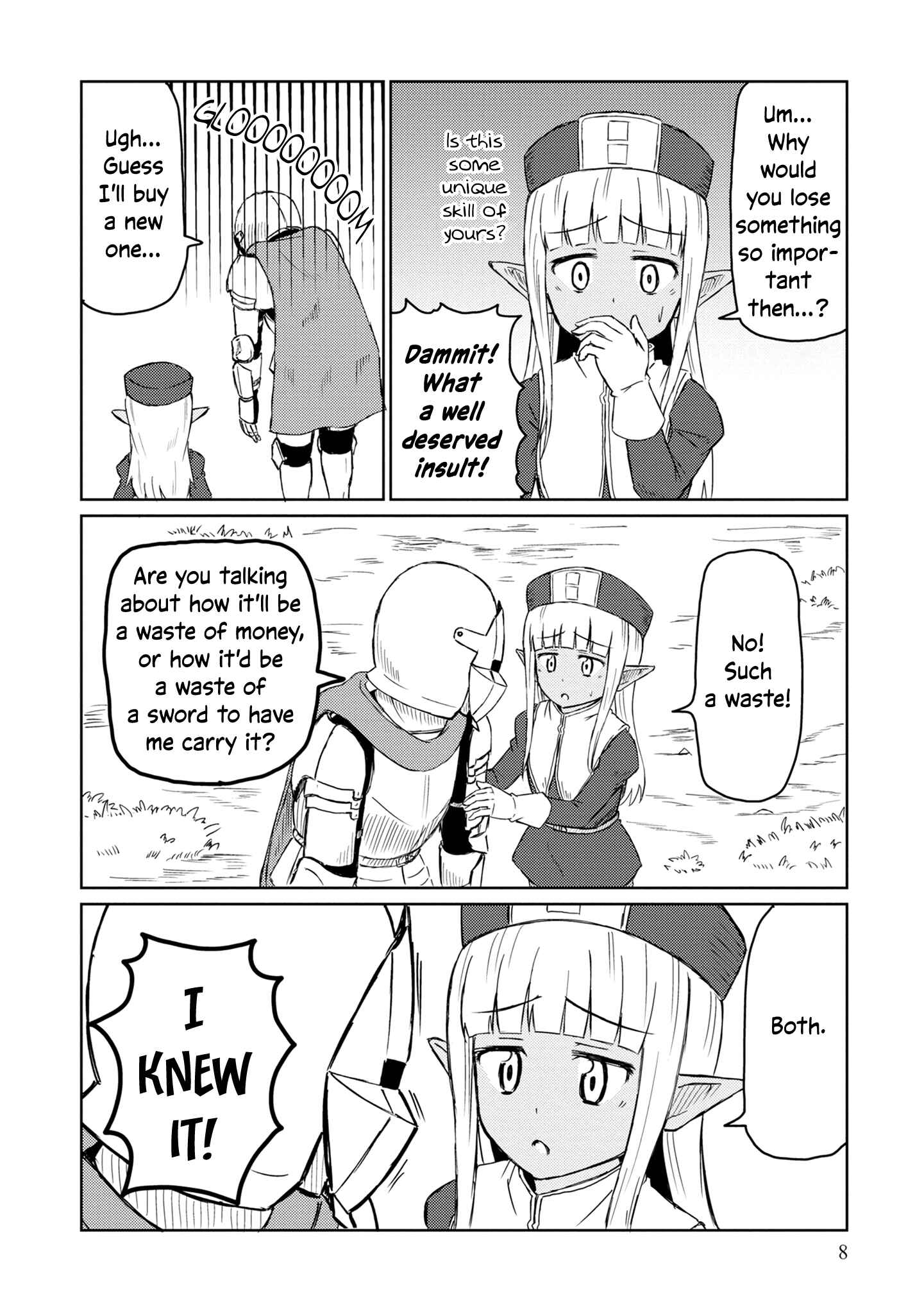 Page 7 Chapter 21 Kono Healer, Mendokusai