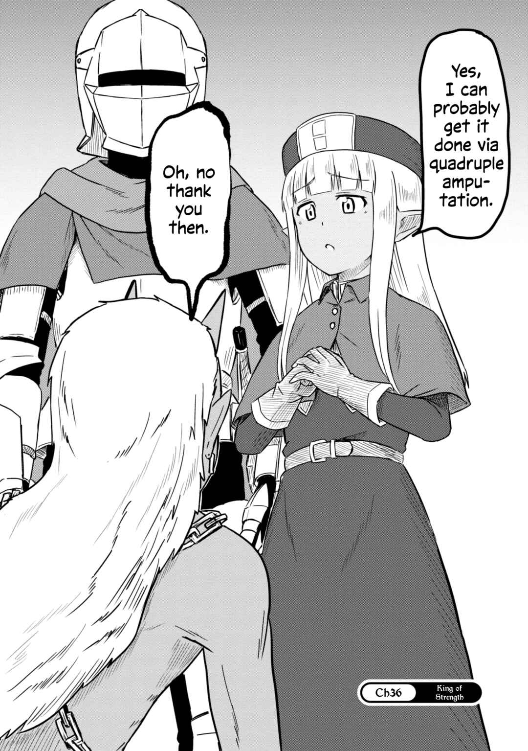 Page 3 Chapter 36 Kono Healer, Mendokusai