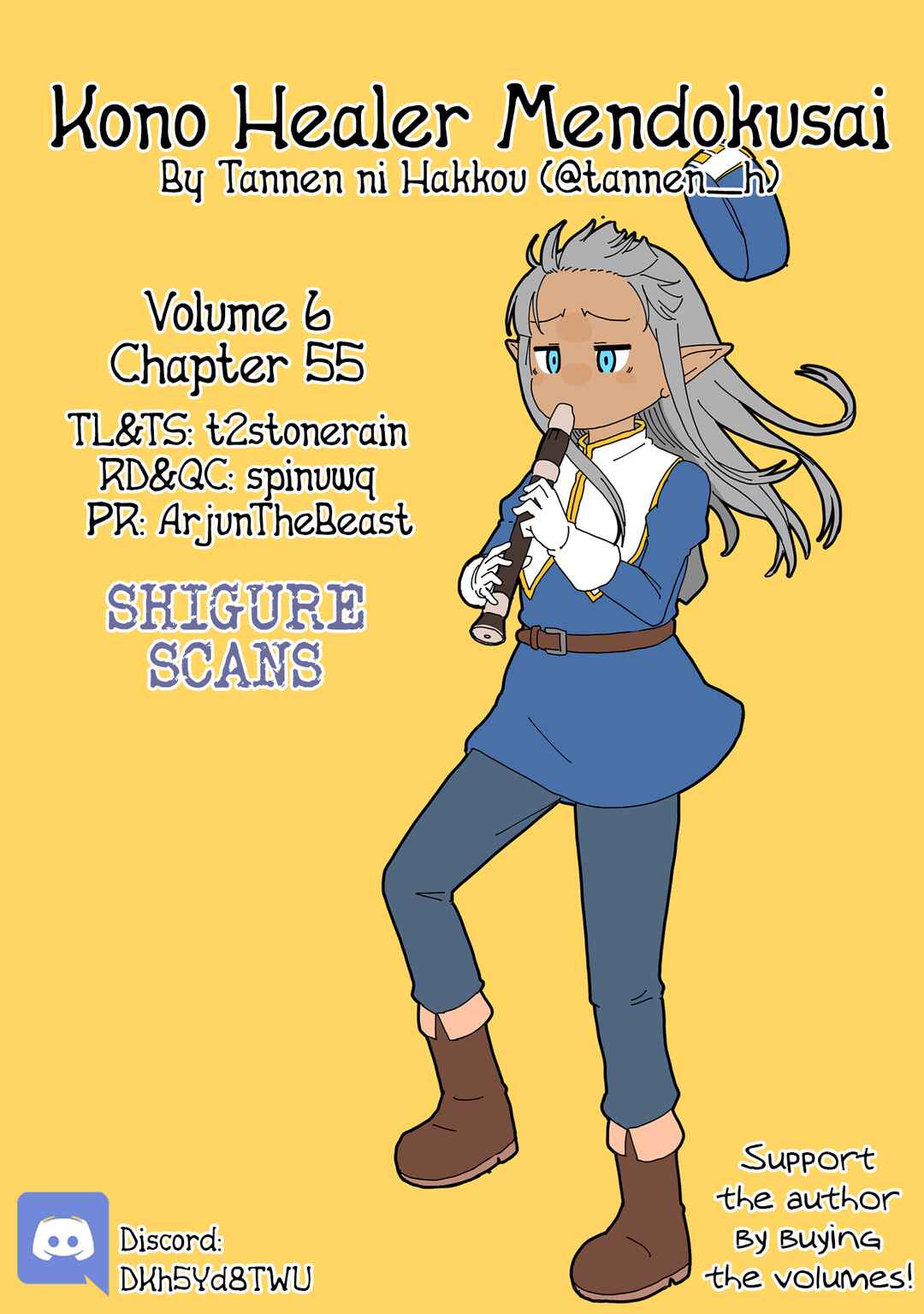 Page 1 Chapter 55 Kono Healer, Mendokusai