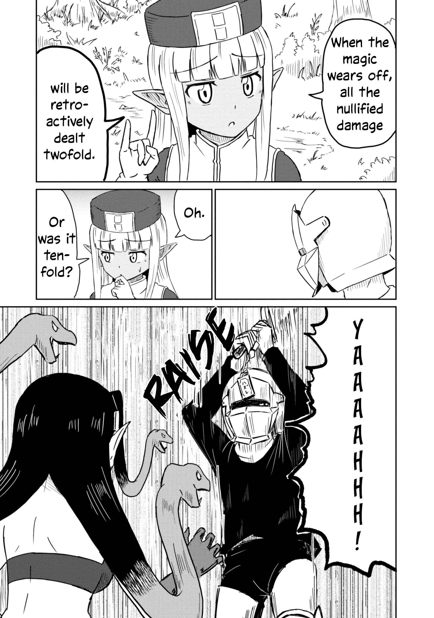 Page 12 Chapter 25 Kono Healer, Mendokusai
