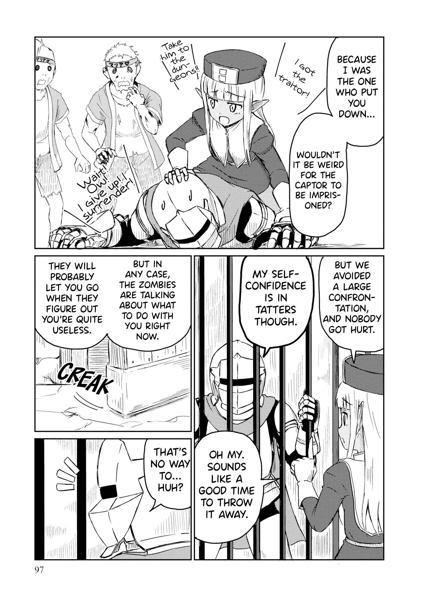 Page 4 Chapter 18 Kono Healer, Mendokusai