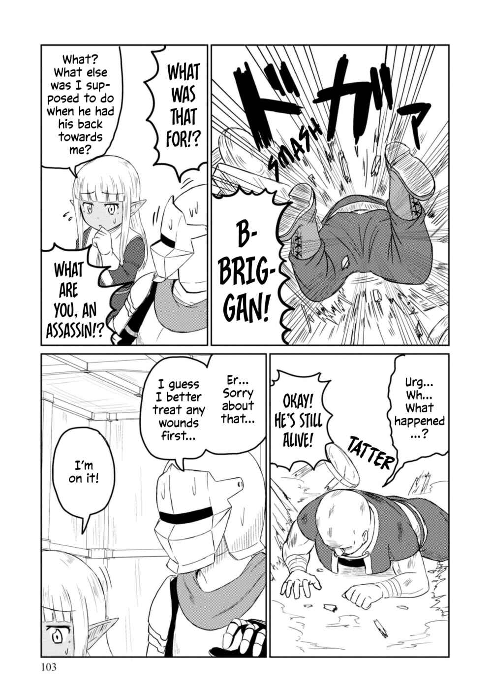 Page 12 Chapter 28 Kono Healer, Mendokusai