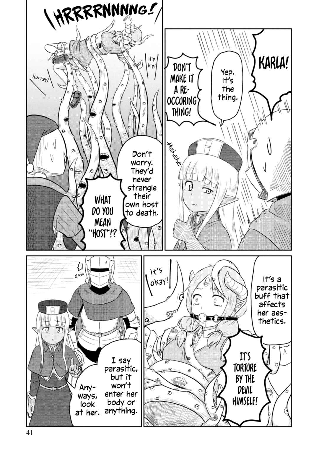 Page 10 Chapter 44 Kono Healer, Mendokusai