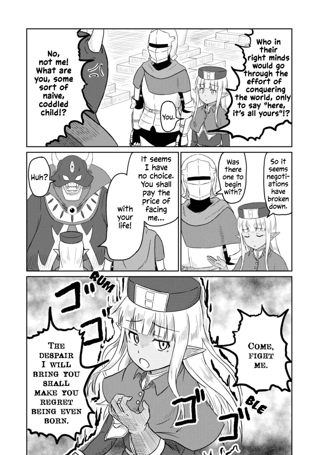 Page 10 Chapter 42 Kono Healer, Mendokusai