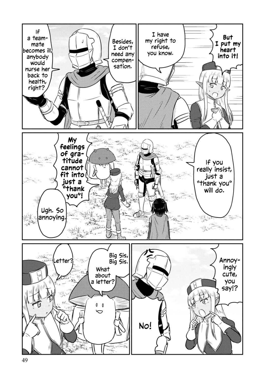 Page 4 Chapter 63 Kono Healer, Mendokusai