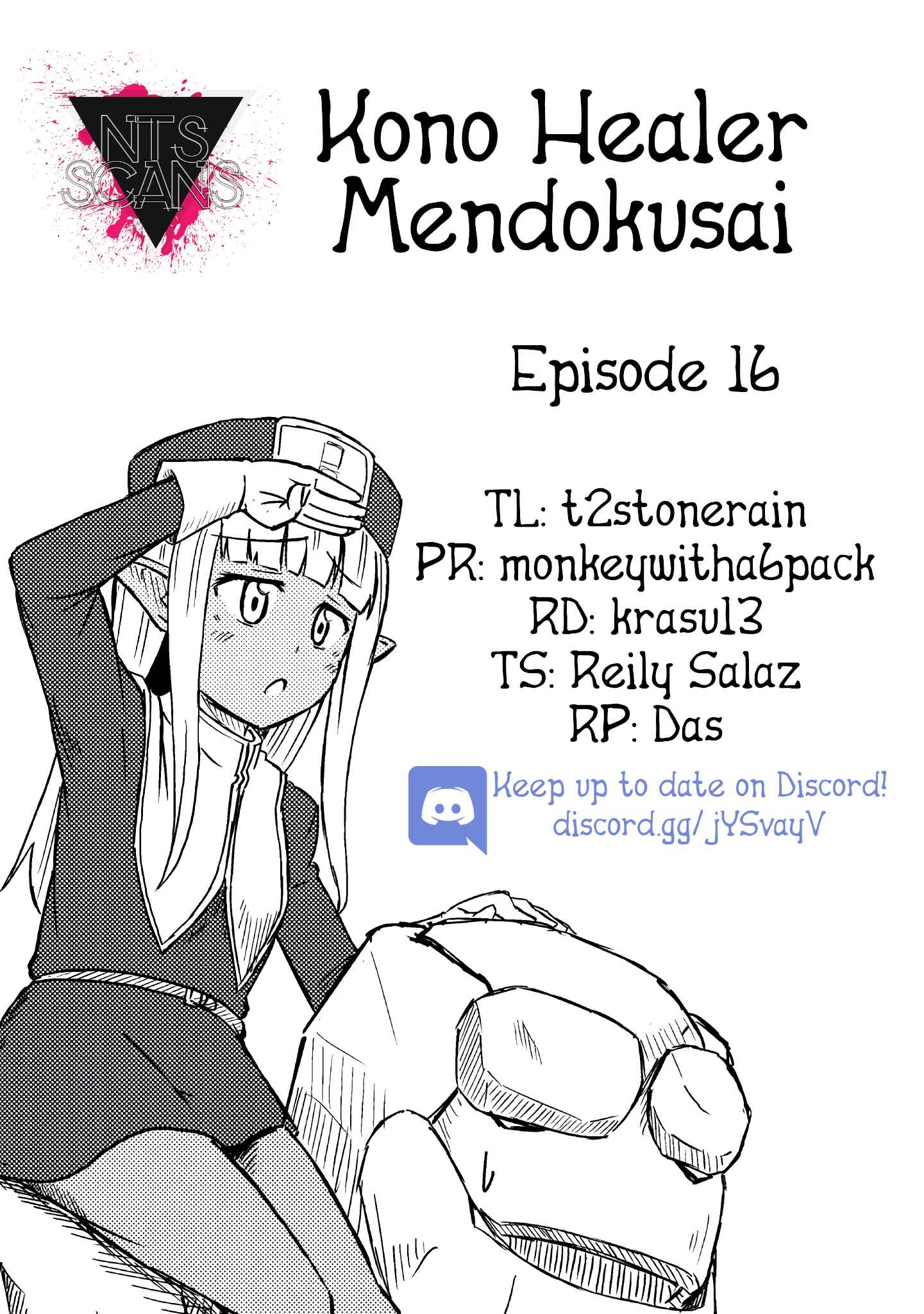Page 1 Chapter 16 Kono Healer, Mendokusai
