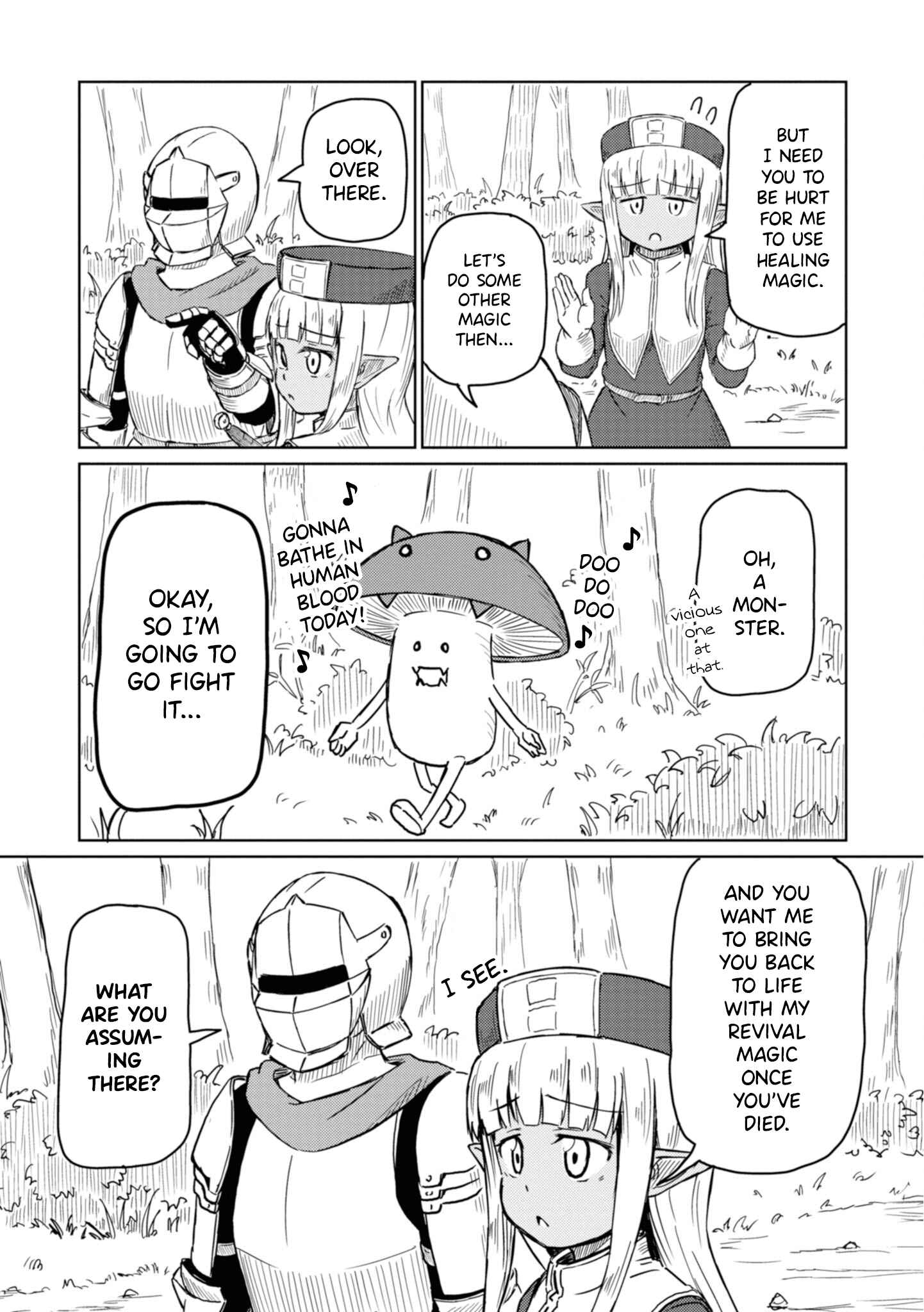 Page 7 Chapter 5 Kono Healer, Mendokusai