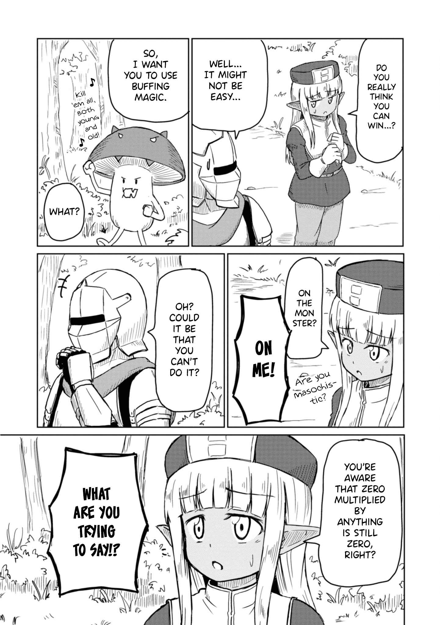 Page 8 Chapter 5 Kono Healer, Mendokusai
