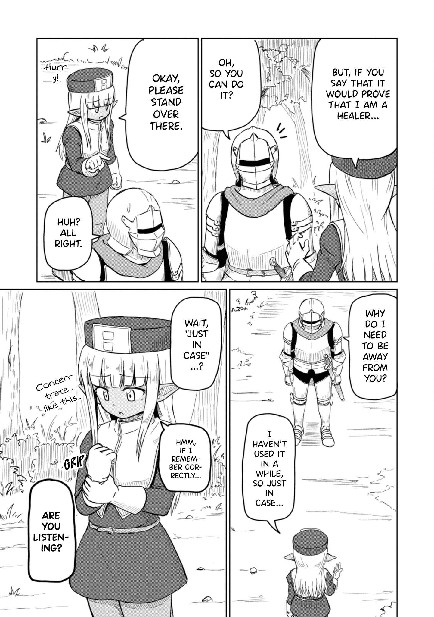 Page 9 Chapter 5 Kono Healer, Mendokusai