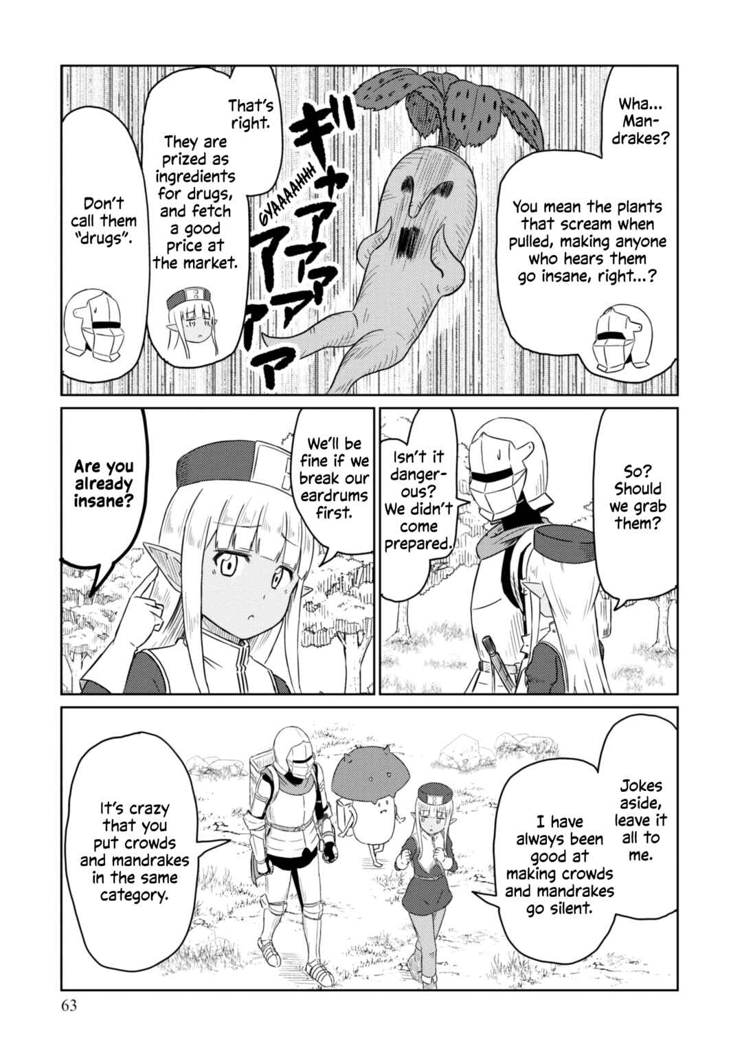 Page 4 Chapter 46 Kono Healer, Mendokusai
