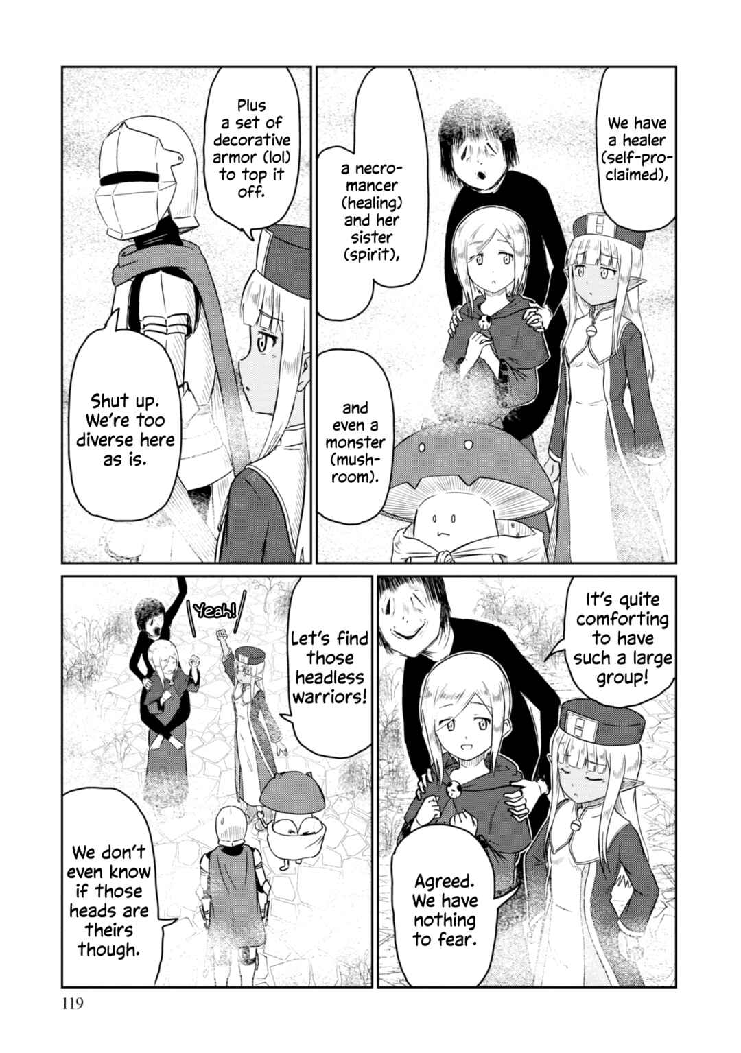 Page 4 Chapter 50 Kono Healer, Mendokusai