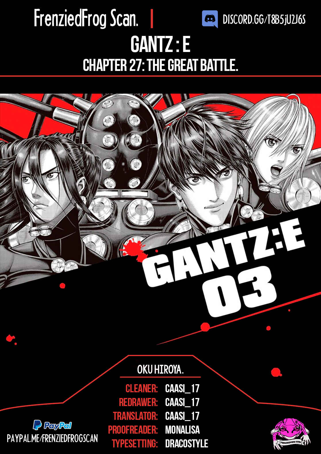 Page 1 Chapter 27 Gantz: E
