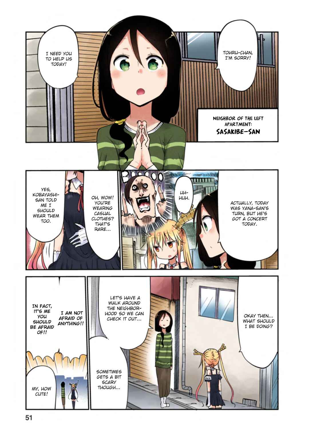 Page 3 Chapter 4 Kobayashi-san Chi no Maid Dragon (Official Colored)