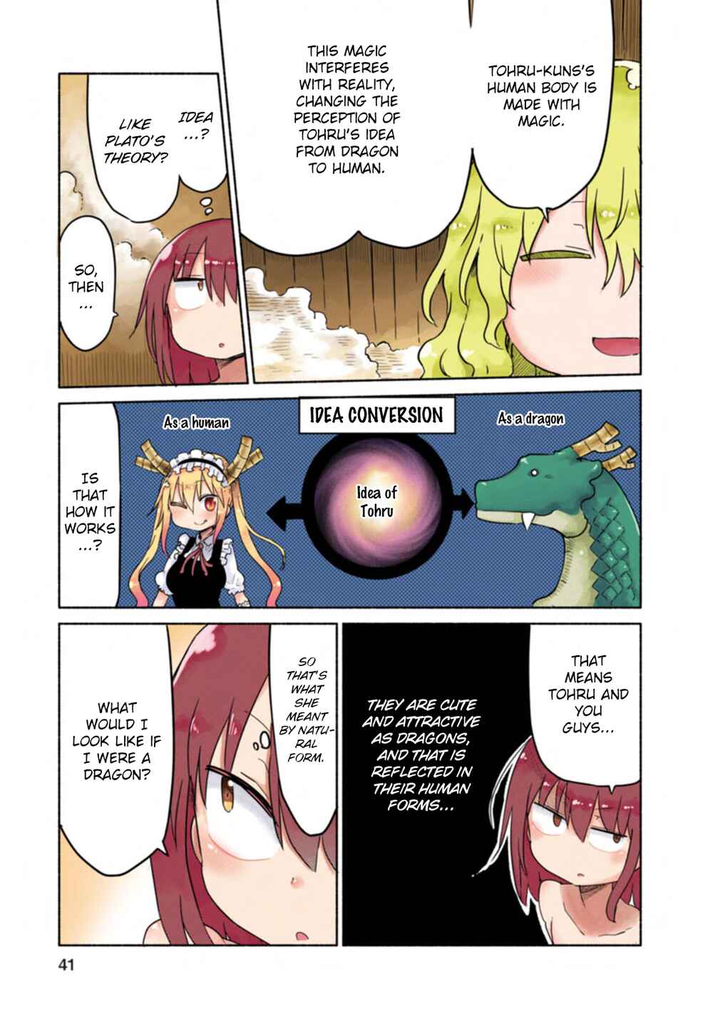 Page 7 Chapter 3 Kobayashi-san Chi no Maid Dragon (Official Colored)